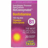 Natural Factors Benfotiamine 150 mg ����������� ������� "�����������", 150 ��