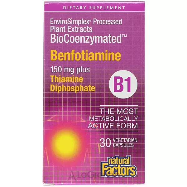 Natural Factors Benfotiamine 150 mg ĳ������ ������� 