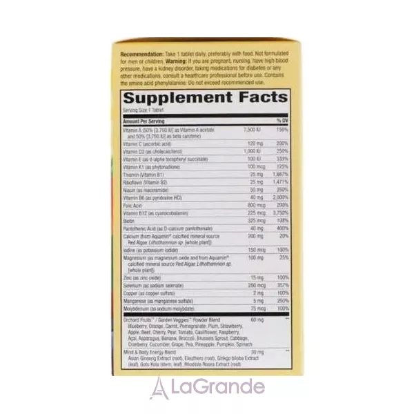 Nature's Way Alive! Once Daily Women's 50+ �������������� ��� ������ 50+ � ���������