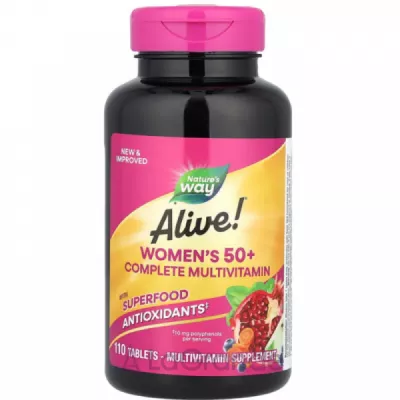 Nature's Way Alive! Women's 50+ Complete Multivitamin    50+  