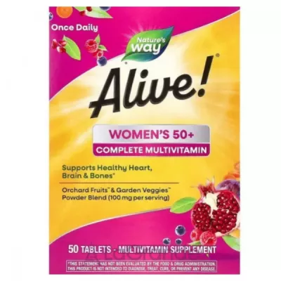 Nature's Way Alive! Women's 50+ Complete Multivitamin    50+  