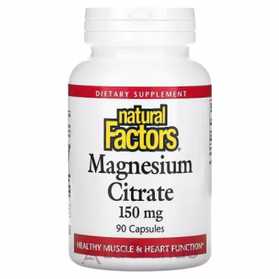 Natural Factors Magnesium Citrate 150 mg   150 