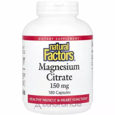 Natural Factors Magnesium Citrate 150 mg   150 
