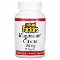 Natural Factors Magnesium Citrate 150 mg ������ ������ 150 ��
