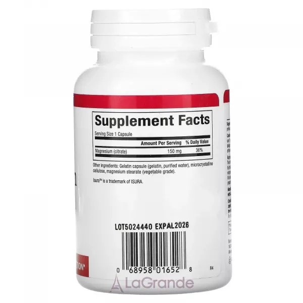 Natural Factors Magnesium Citrate 150 mg ������ ������ 150 ��