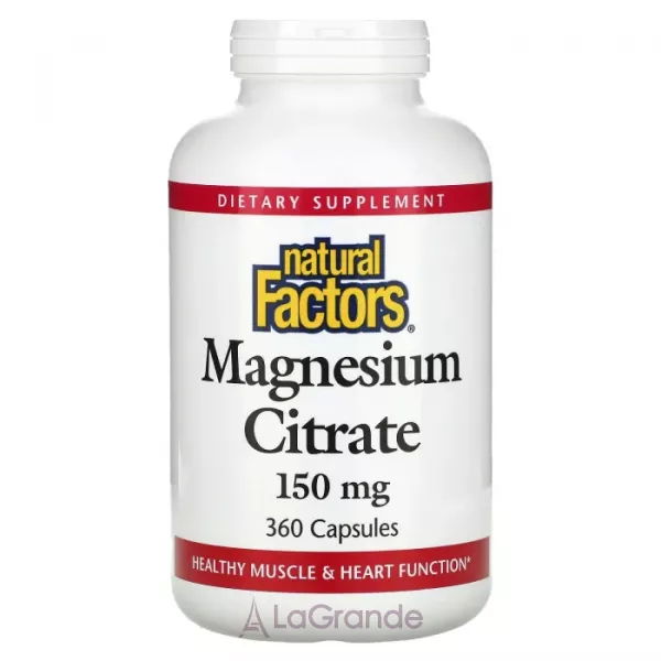 Natural Factors Magnesium Citrate 150 mg ������ ������ 150 ��