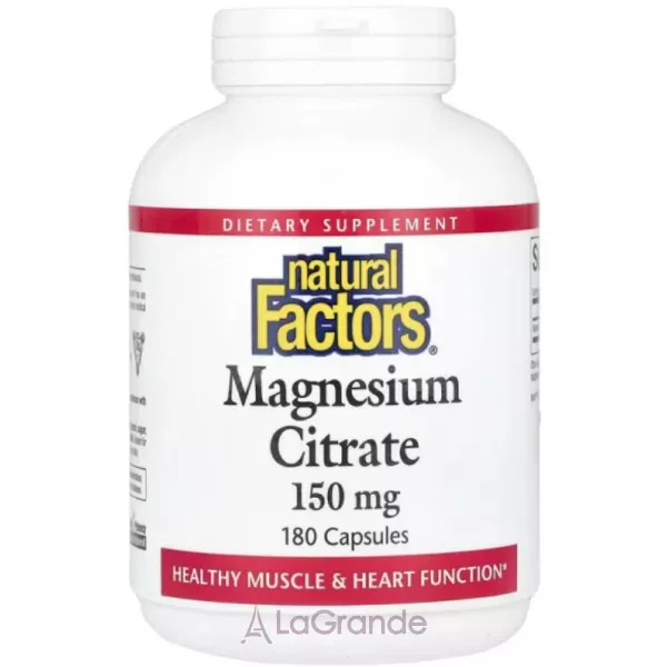 Natural Factors Magnesium Citrate 150 mg ������ ������ 150 ��