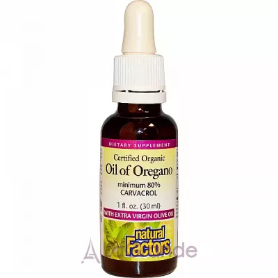 Natural Factors Oil of Oregano  