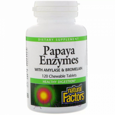 Natural Factors Papaya Enzymes   