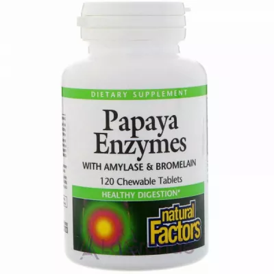 Natural Factors Papaya Enzymes   