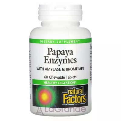 Natural Factors Papaya Enzymes   