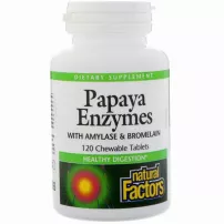Natural Factors Papaya Enzymes ��������������� �������� ������