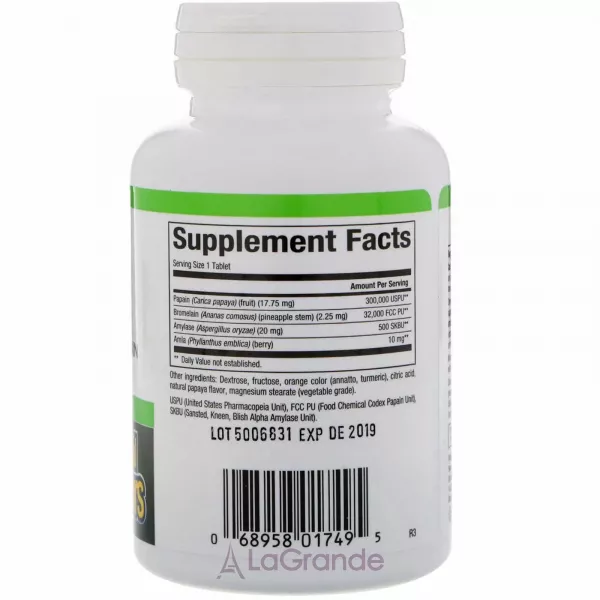 Natural Factors Papaya Enzymes ������ �������� �����