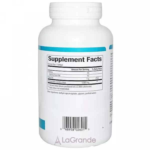Natural Factors Unbleached Lecithin 1200 mg ������������ ������� 1200 ��