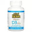 Natural Factors Vitamin D3 400 IU, Strawberry Flavor  D3   400 ME,   