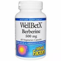 Natural Factors WellBetX Berberine 500 mg �������� 500 ��