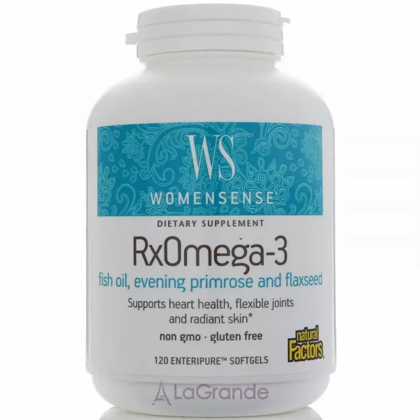 Natural Factors WomenSense RxOmega-3 �����-3, ������� ��� ����