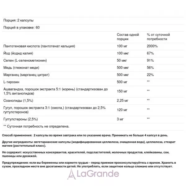 Natural Factors WomenSense ThyroSense Thyroid Formula ϳ������� ��������� ������ ��� ����