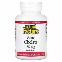 Natural Factors Zinc Chelate 25 mg �������� ���� 25 ��