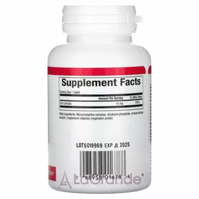 Natural Factors Zinc Citrate 15 mg   15 