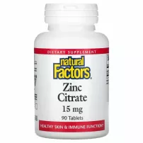 Natural Factors Zinc Citrate 15 mg ������ ����� 15 ��