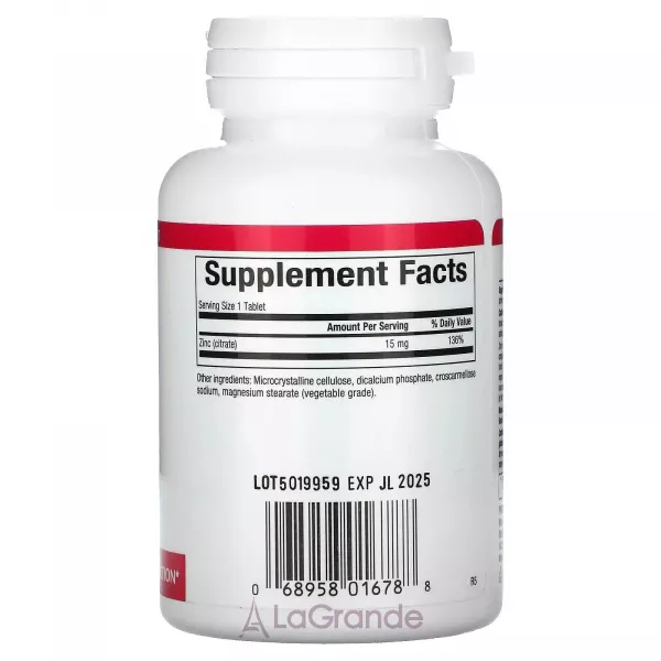Natural Factors Zinc Citrate 15 mg ������ ����� 15 ��