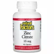 Natural Factors Zinc Citrate 15 mg   15 