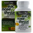 Nature's Plus Adult's Ear Nose & Throat Lozenges Natural Tropical Cherry Berry 60pcs