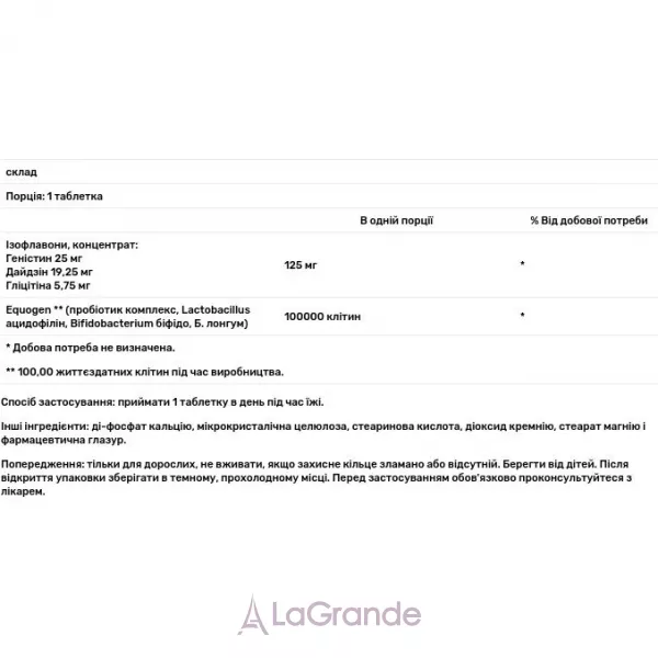 Natures Plus Advanced Therapeutics Isoflavone Rx-Phytoestrogen ������ ���������� � ���������