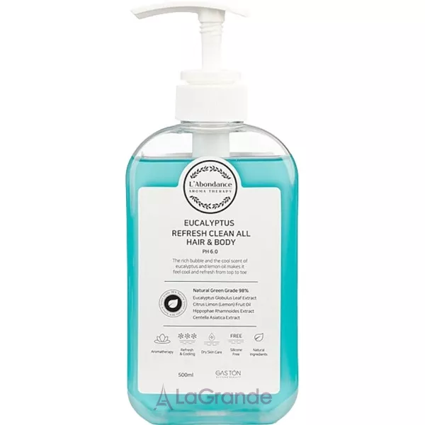 Gaston Eucalyptus Refresh Clean All Hair And Body ������������ ���� ��� ������� � ���