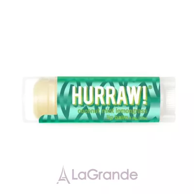 Hurraw!  Pitta Lip Balm (Coconut, mint, lemongrass)    /'/