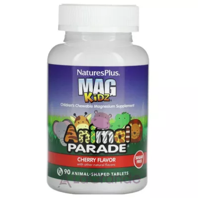 NaturesPlus Animal Parade MagKidz Children's Magnesium Natural Cherry Flavor        