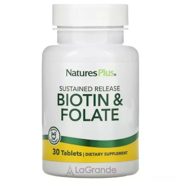 NaturesPlus Biotin & Folic Acid ������ � �������� ������� � ���������