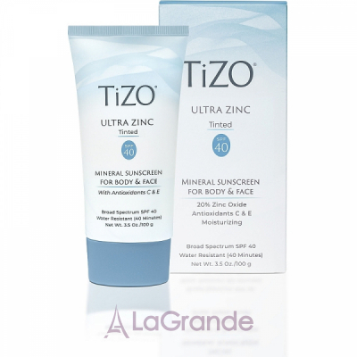 TiZO Ultra Zinc Body & Face Tinted SPF 40      ,   