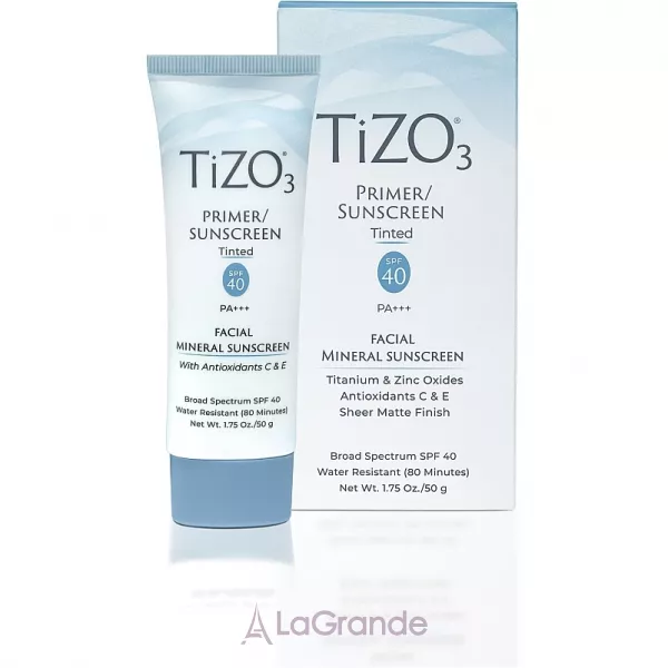 TiZO Primer Sunscreen Tinted SPF 40 ����-������� ��� ���� �����������, �������������� � ��������