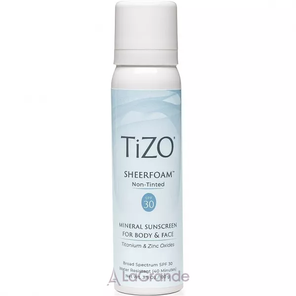 TiZO SheerFoam Body & Face Non-Tinted SPF 30 ����� ����������� �������������� ��� ���� � ���� ��� �������
