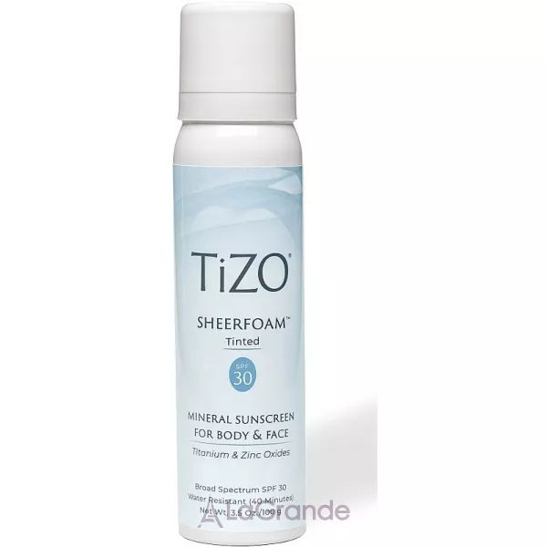 TiZO SheerFoam Body & Face Tinted SPF 30 ����� ����������� �������������� ��� ���� � ���� � ��������