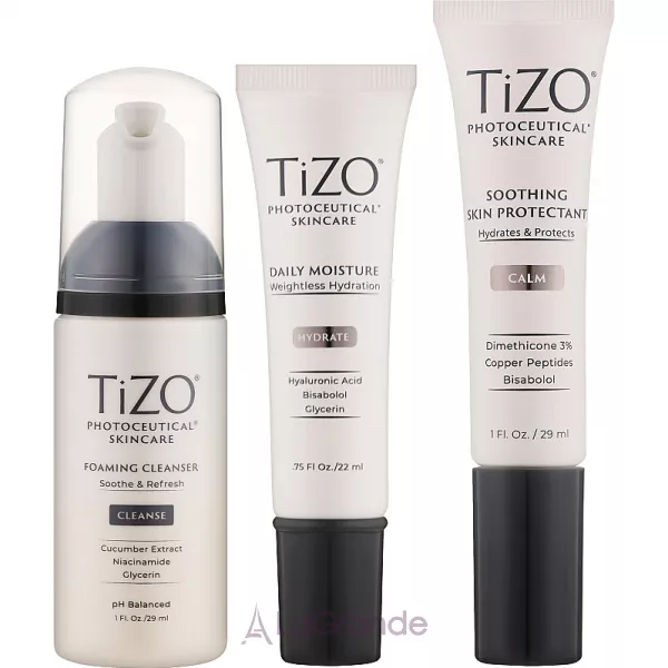 TiZO Post Procedure Skin Recovery Kit ����� (foam/29ml + cr/30g + serum/29ml)