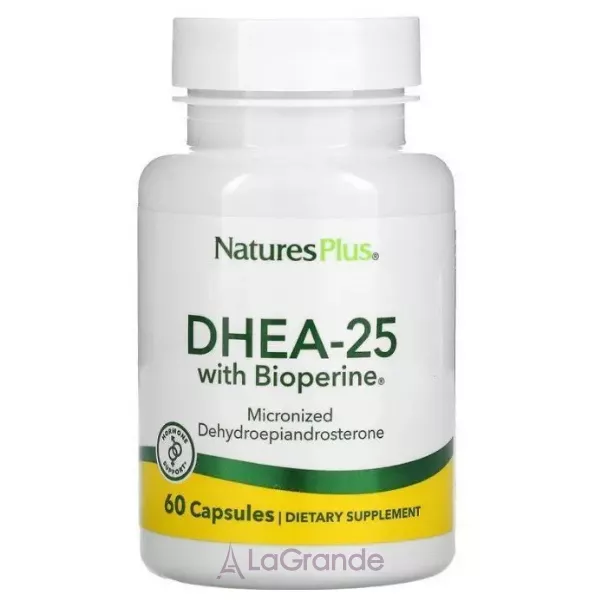 NaturesPlus DHEA-25 With Bioperine ����-25 � ���������� � ��������