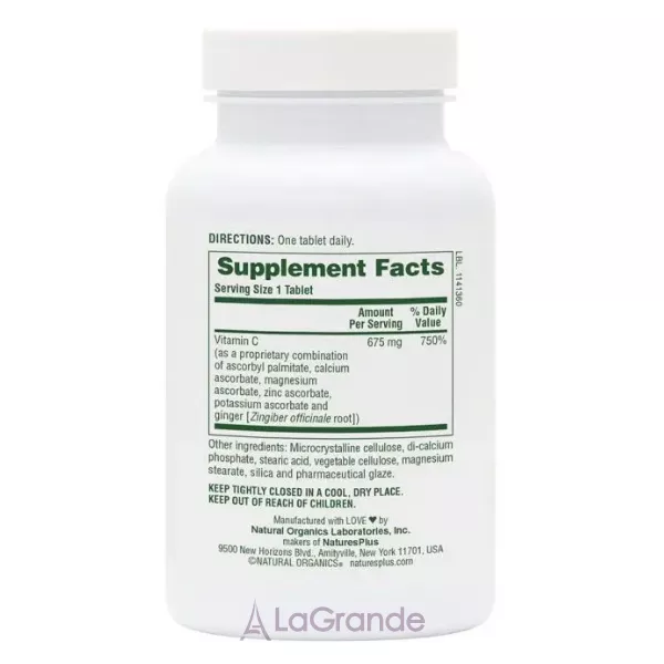 NaturesPlus Esterified Vitamin C ³���� � ��������������� 675 �� � ���������
