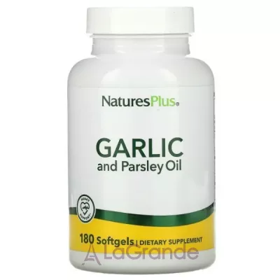 NaturesPlus Garlic and Parsley Oil      