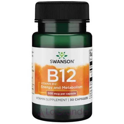 Swanson Vitamin B12 500 mcg ĳ  