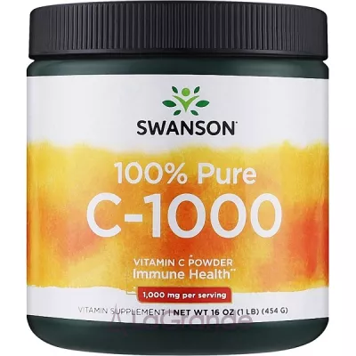 Swanson 100% Pure Vitamin C Powder - 454g(16oz)   