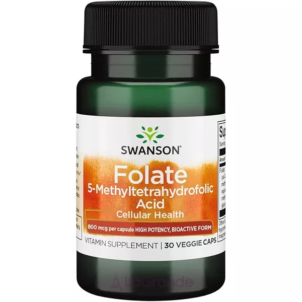 Swanson Folate 800 mcg ����� 5-����������������볺�� �������