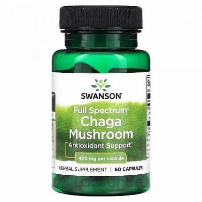 Swanson Full Spectrum Chaga Mushroom 400 mg   