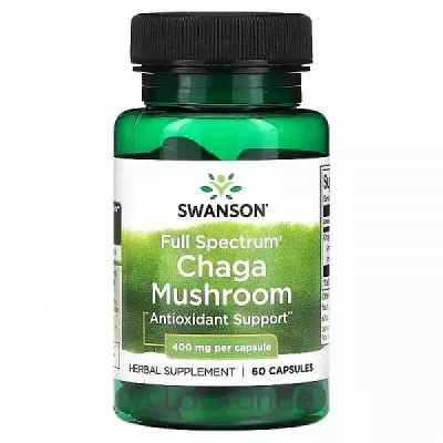 Swanson Full Spectrum Chaga Mushroom 400 mg   