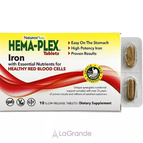 NaturesPlus Hema-Plex �������� ������� �� ������� � �������� ����������� � ���������