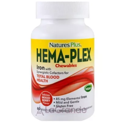 NaturesPlus Hema-Plex Mixed Berry -       