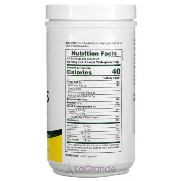 NaturesPlus Lecithin Granules Natural Soya ������� �� �� � ��������