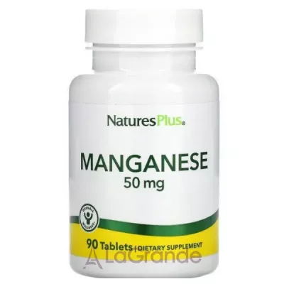 NaturesPlus Manganese 50 mg  50   